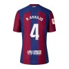 Camiseta de fútbol FC Barcelona R. Araujo 4 Primera Equipación 23-24 - Hombre